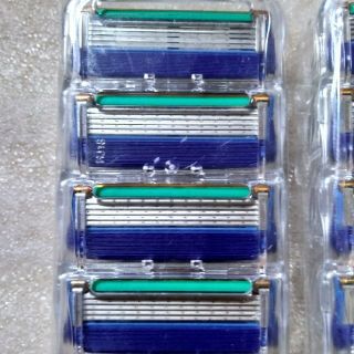 ジレット フュージョン 互換品 替刃4個 blue green(カミソリ)