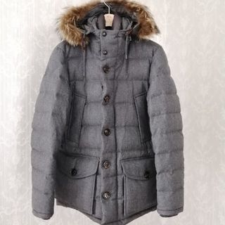 モンクレール(MONCLER)のMONCLER RETHEL ダウンコート グレー M 1(ダウンジャケット)