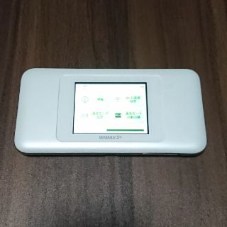 UQ WiMAX モバイルルーター W06 ホワイト(PC周辺機器)