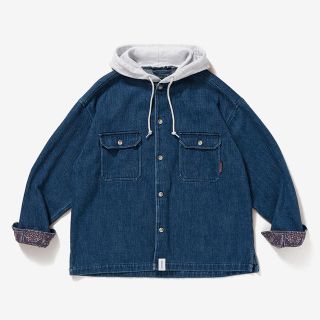 ダブルタップス(W)taps)の20ss descendant SPICOLI HOODED LS SHIRT (パーカー)