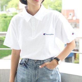 チャンピオン(Champion)の新品 Champion ワンポイント刺繍 ベーシック ポロシャツ XL(ポロシャツ)