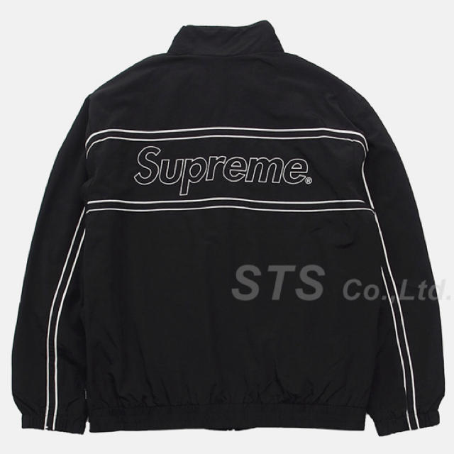 新品L Supreme Piping Track Jacket 黒 ワンピなど最旬ア! vivacf.net