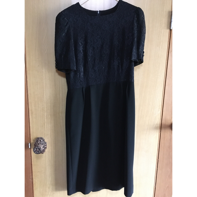 SOIR(ソワール)の大きいサイズ東京ソワール　ブラックフォーマル レディースのフォーマル/ドレス(礼服/喪服)の商品写真
