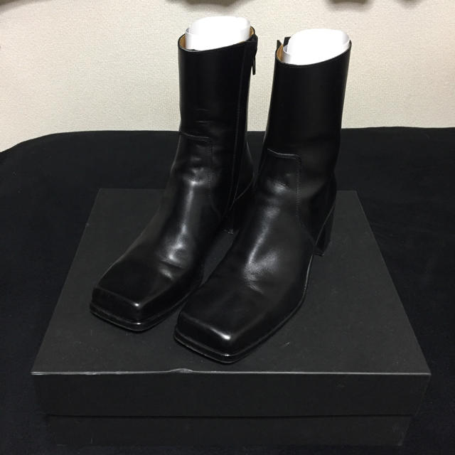 激安商品 JOHN LAWRENCE スクエアトゥヒールブーツ SULLIVAN LAWRENCE