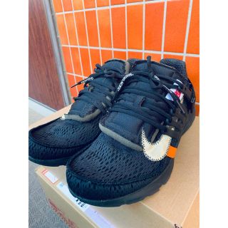 オフホワイト(OFF-WHITE)のnike  AA3830-002 オフホワイト ナイキ エア プレスト 黒 28(スニーカー)