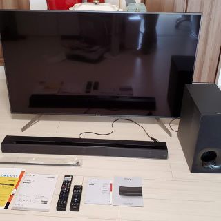 くらむぼん様 専用ソニー 4K液晶テレビ KJ-55X8550G とサウンドバー(テレビ)