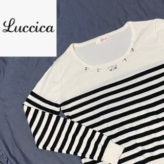 ルチカ(Luccica)のLuccica GRL rienda CECIL McBEE ボーダー トップス(カットソー(長袖/七分))