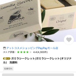 ガミラシークレット(Gamila secret)の《とと様専用》ガミラシークレット　洗顔料　155g IKKO (洗顔料)