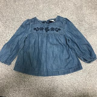 ベビーギャップ(babyGAP)のbaby gap デニムトップス(シャツ/カットソー)