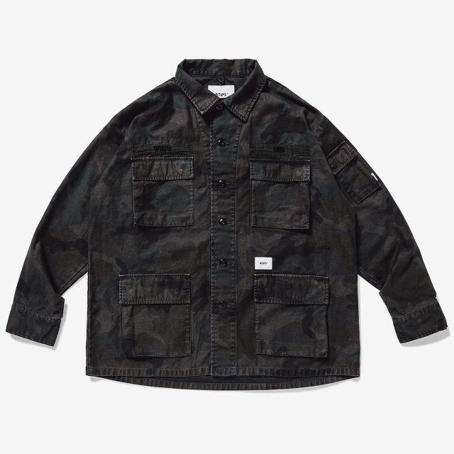 WOODLANDSIZEWTAPS JUNGLE LS 02 SHIRT CAMO Ssize