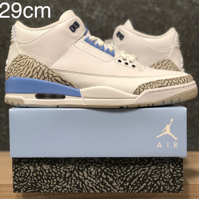 29 AIR JORDAN 3 RETRO UNC VALOR BLUE AJ3