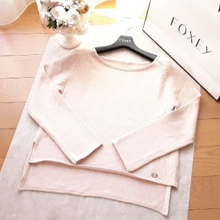 フォクシー(FOXEY)の*美品*　フォクシー　FOXEY　エンジェルヘアコットンニット　プリマベーラ(ニット/セーター)