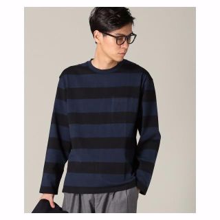 ジャーナルスタンダード(JOURNAL STANDARD)のJOURNAL STANDARD relumeリラックスフィットボーダーTシャツ(Tシャツ/カットソー(七分/長袖))