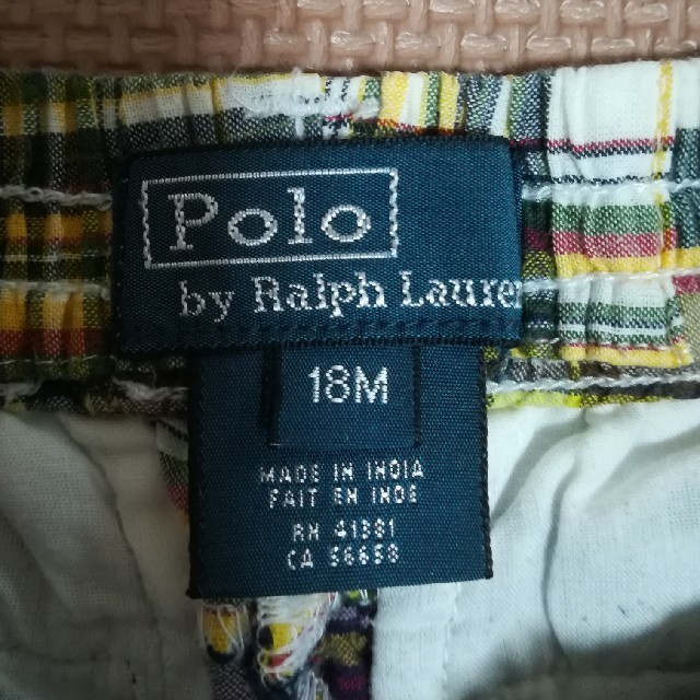 POLO RALPH LAUREN(ポロラルフローレン)のポロ　ラルフローレン　ズボン　18m キッズ/ベビー/マタニティのベビー服(~85cm)(パンツ)の商品写真