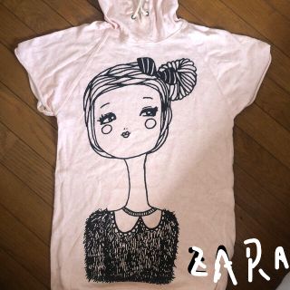 ザラ(ZARA)のTシャツ ❤️ ロング 丈 ❤️ZARA(Tシャツ(半袖/袖なし))