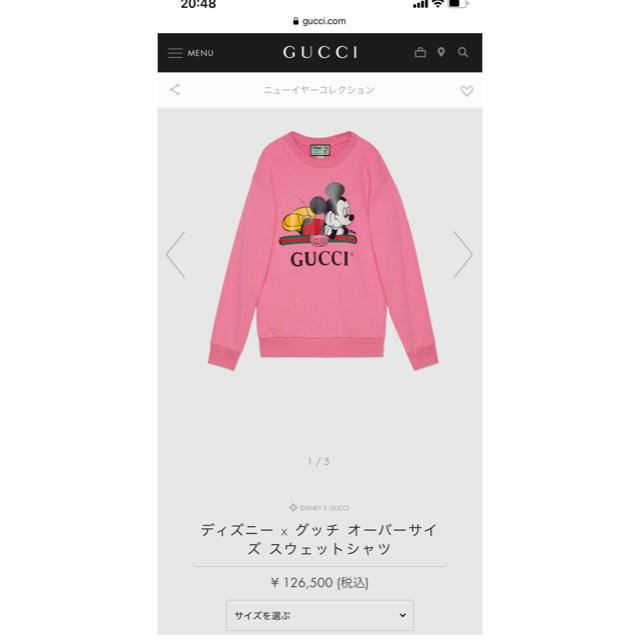 クーポン対象外】 Gucci ミッキーコラボ GUCCI - トレーナー