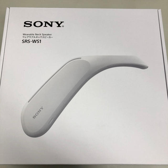 SONY(ソニー)の【新品】SONY SRS-WS1 ウェアラブルネックスピーカー スマホ/家電/カメラのオーディオ機器(スピーカー)の商品写真