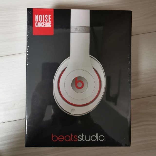 Beats by Dr Dre(ビーツバイドクタードレ)の[新品未開封]beats studio ホワイト スマホ/家電/カメラのオーディオ機器(ヘッドフォン/イヤフォン)の商品写真