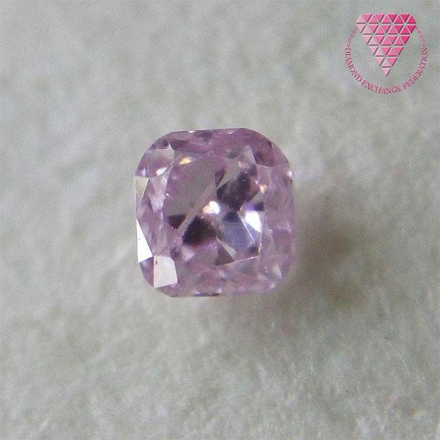 0.058 ct F. Pur. Pink I1 天然 ピンク ダイヤアクセサリー