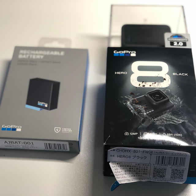 Go Pro HERO8 Black CHDHX-801-FW+おまけバッテリー-