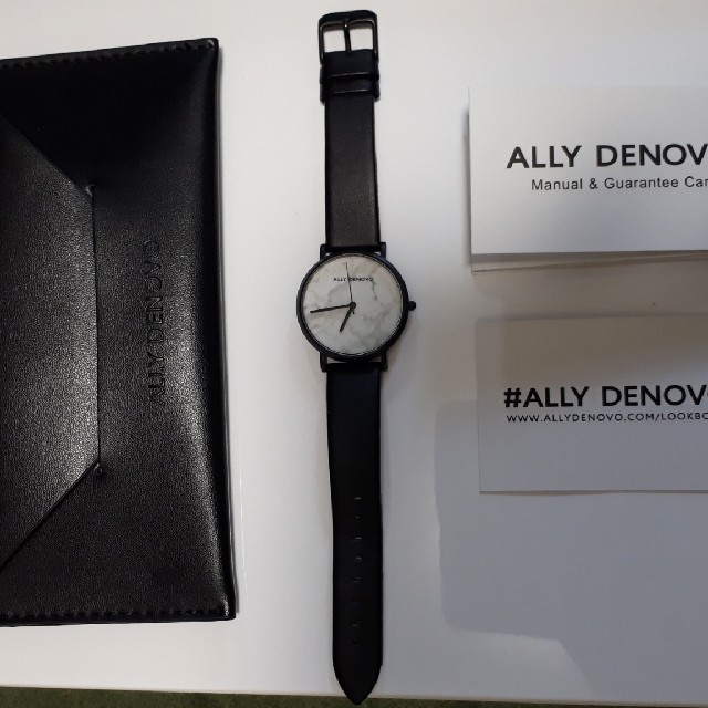 【腕時計】〈ALLY DENOVO/アリーデノヴォ〉Carrara Marble メンズの時計(腕時計(アナログ))の商品写真