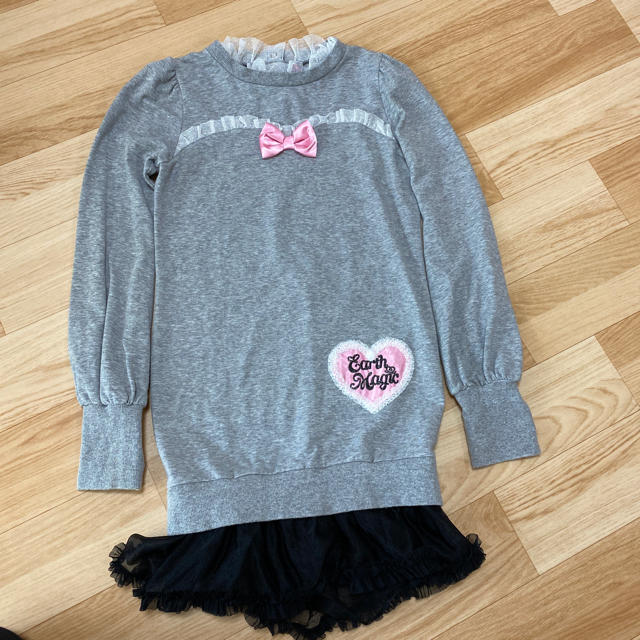 EARTHMAGIC(アースマジック)のアースマジック150 美品 キッズ/ベビー/マタニティのキッズ服女の子用(90cm~)(ワンピース)の商品写真