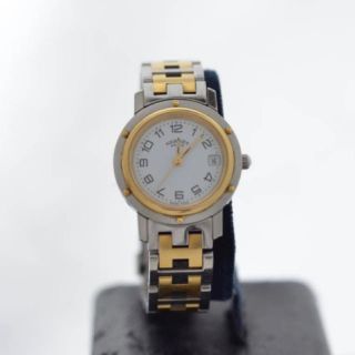 ☆エルメス☆クリッパー☆SS/GP☆コンビ☆CL4.220☆ゴールド☆クォーツ