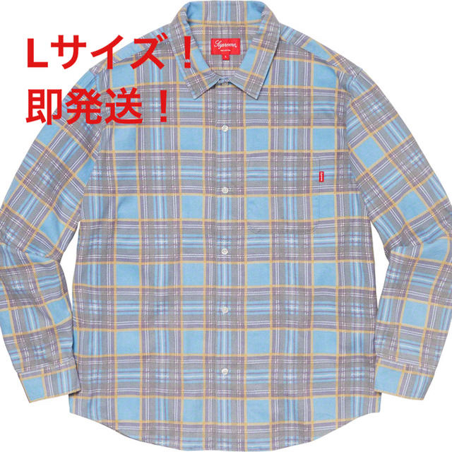 Supreme Printed Plaid Shirt  【Lサイズ】