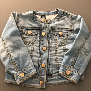 ザラキッズ(ZARA KIDS)のZARAベイビー　ノーカラージャケット(ジャケット/上着)