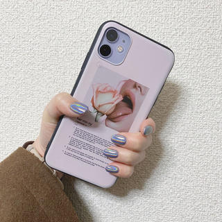 アイフォーン(iPhone)のiPhone11ケース ピンク 女の子 韓国(iPhoneケース)