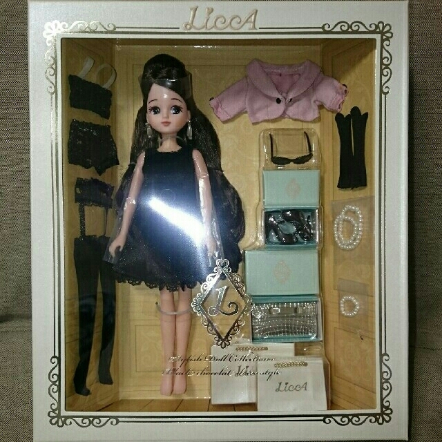Takara Tomy(タカラトミー)のリカちゃん スタイリッシュドールコレクション ブラックショコラドレス スタイル キッズ/ベビー/マタニティのおもちゃ(ぬいぐるみ/人形)の商品写真