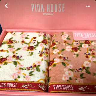 ピンクハウス(PINK HOUSE)の新品未使用　ピンクハウス　フェイスタオル(タオル/バス用品)