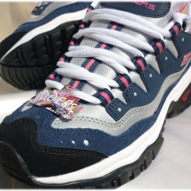 SKECHERS(スケッチャーズ)の新品24㎝★スケッチャーズ紺エナジー ウィーブ　ダッドスニーカー レディースの靴/シューズ(スニーカー)の商品写真