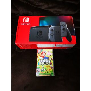 ニンテンドースイッチ(Nintendo Switch)の【テツ様専用】任天堂 スイッチ本体 + New Super Mario U DX(家庭用ゲーム機本体)