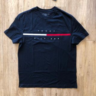 トミーヒルフィガー(TOMMY HILFIGER)のトミーヒルフィガー　日本メンズM相当　ネイビー　Tシャツ(Tシャツ/カットソー(半袖/袖なし))