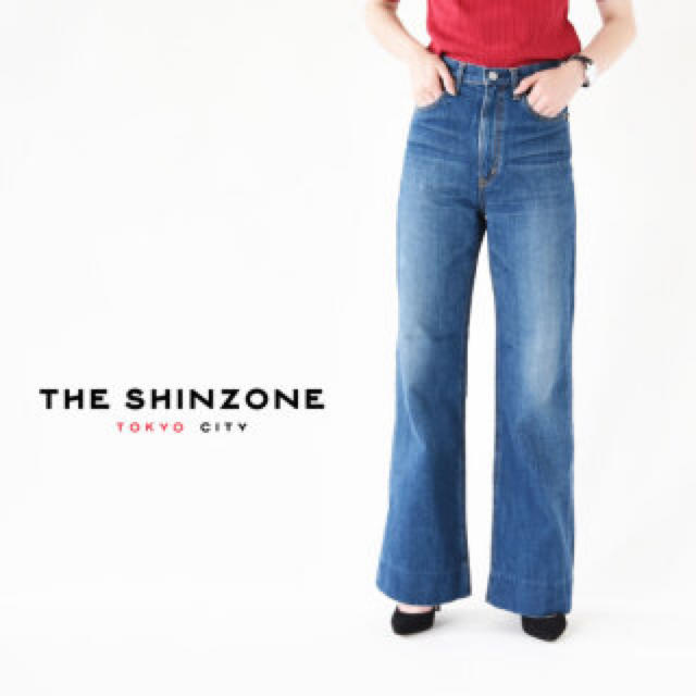 THE SHINZONE ハイウエストバギーデニム