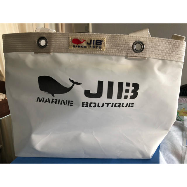 新品 芦屋ファミリア限定 JIB×ファミリアコラボトートーバッグＭホワイトトートバッグ