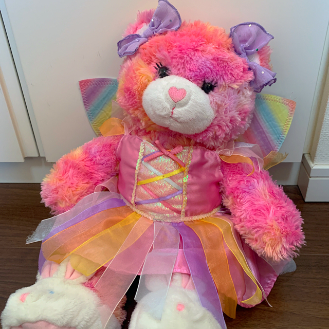 CareBears(ケアベア)の【まりあ様専用】Build-A-Bear pink / ビルドアベア  ピンク  エンタメ/ホビーのおもちゃ/ぬいぐるみ(ぬいぐるみ)の商品写真