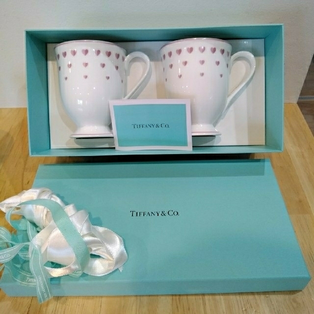 Tiffany & Co. - 最終値下げです。ティファニー ペアカップ 新品の通販