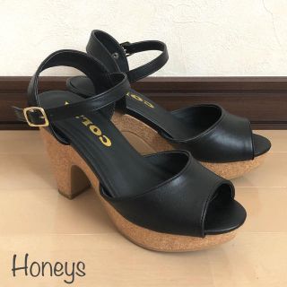 ハニーズ(HONEYS)のタイムセール‼️Honeys 新品未使用 厚底コルク サンダル(サンダル)