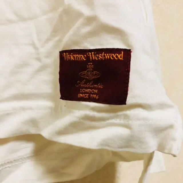 Vivienne Westwood(ヴィヴィアンウエストウッド)のTシャツ 変形 白 マリン オーブ ヴィヴィアン  メンズ  メンズのトップス(Tシャツ/カットソー(半袖/袖なし))の商品写真