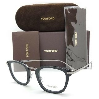 トムフォード(TOM FORD)の★スタイリッシュシルバー！★トムフォード TF5496 005 メガネ ブラック(サングラス/メガネ)