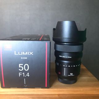 パナソニック(Panasonic)のLumix Spro 50mm f1.4 おまけ付き　極美品(レンズ(単焦点))