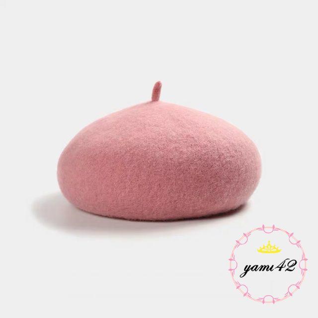 まとめ買い特価 ベレー帽 ピンク opri.sg