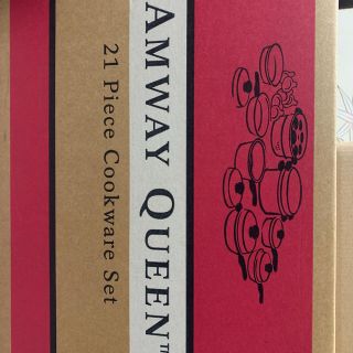 アムウェイ(Amway)のAMWAY QUEEN 21Piece Cookware Set(鍋/フライパン)