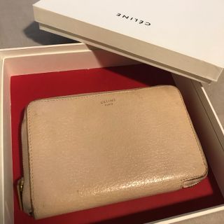 セリーヌ(celine)の箱無しなら¥2,500‼️CELINE ベビーピンク×ボルドー 二つ折り財布(財布)