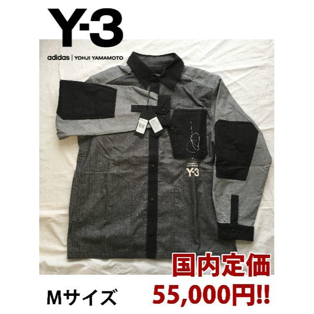 国内完売‼️正規 新品 Y-3 切り替え Yシャツ Mサイズ