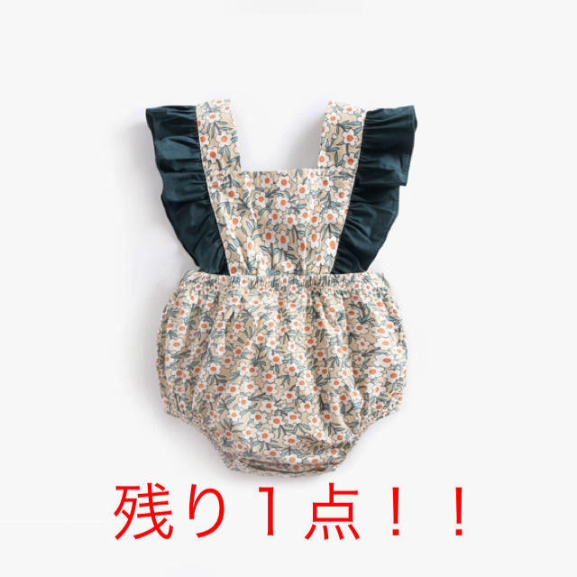 NEXT(ネクスト)の花柄ロンパース キッズ/ベビー/マタニティのベビー服(~85cm)(ロンパース)の商品写真