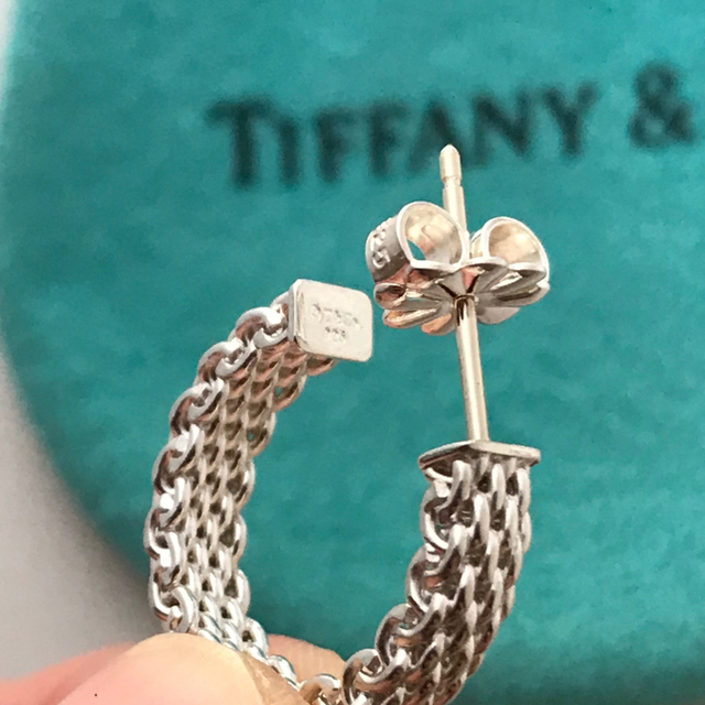 Tiffany & Co.(ティファニー)のTiffanyのサマセットフープピアス　美品 レディースのアクセサリー(ピアス)の商品写真