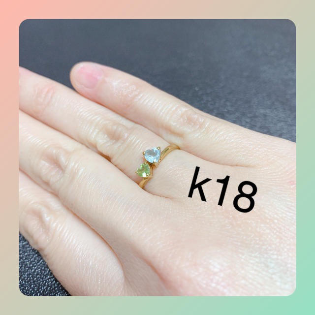 週末SALE中!! k18リング レディースのアクセサリー(リング(指輪))の商品写真